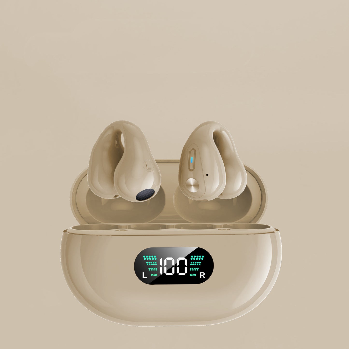 Open Ear Clip On Headphones