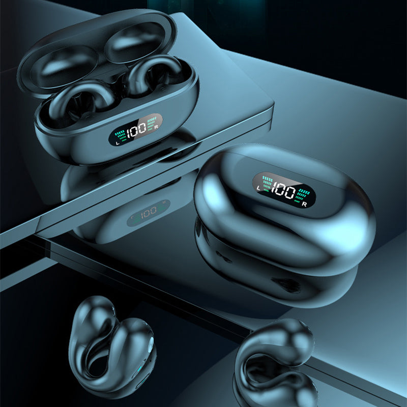 Open Ear Clip On Headphones
