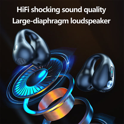 Open Ear Clip On Headphones