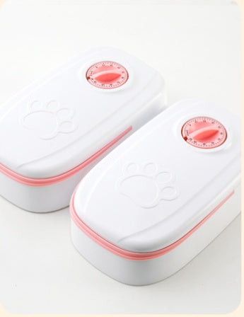 Timed Pet Feeder Bowl