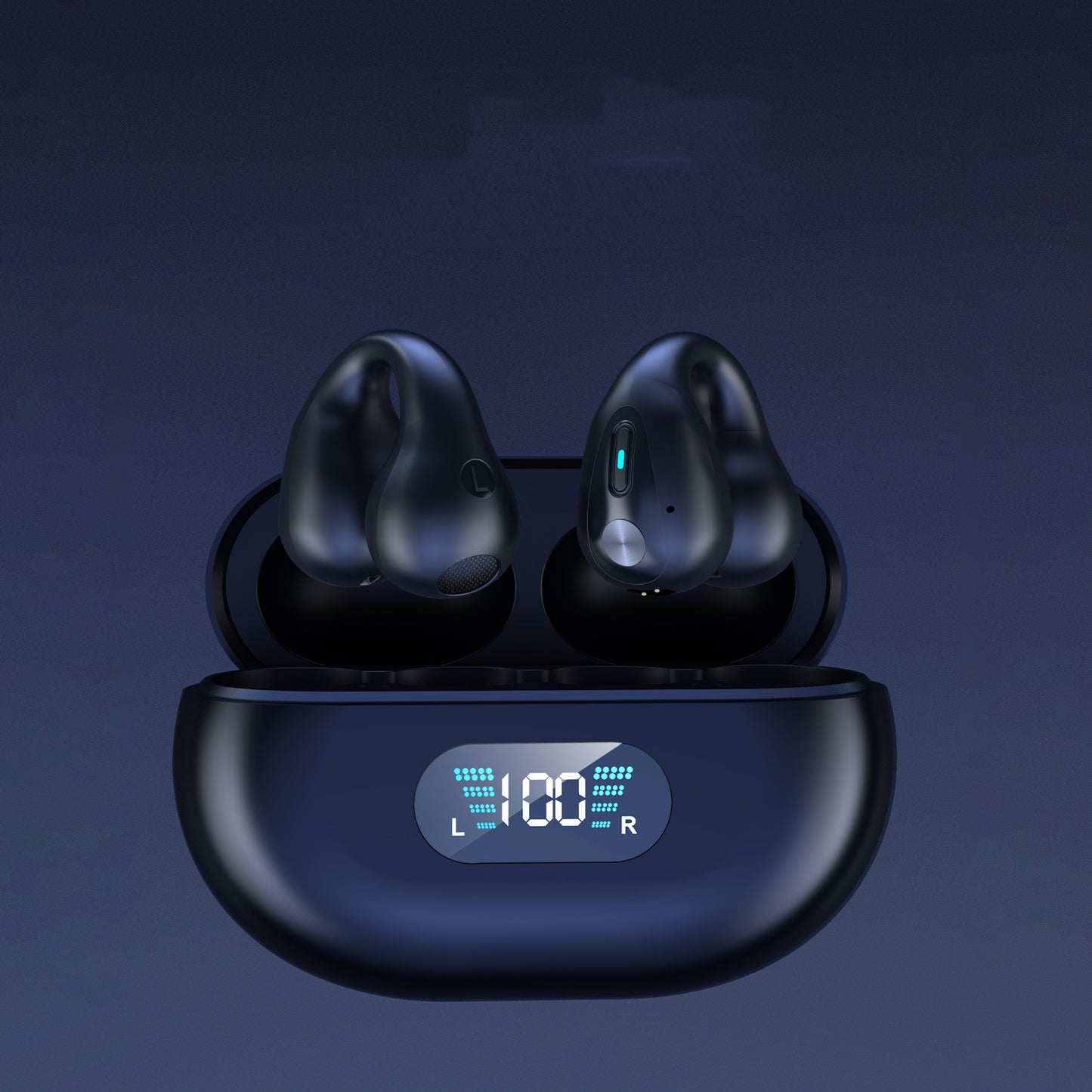 Open Ear Clip On Headphones