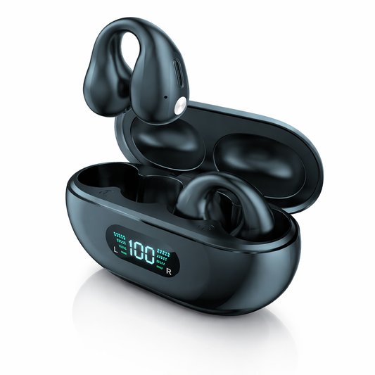 Open Ear Clip On Headphones