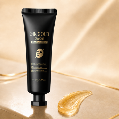 24K Gold Pore Reset Snail Peel Mask