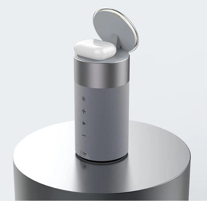 3 in 1 Bedside Speaker Lamp With Wireless Charging